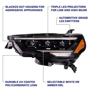 Toyota 4Runner Headlights - FORM Lighting - Sequential LED Projector - `14-`24
